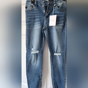 Skinny button fly womens sz 5 never worn